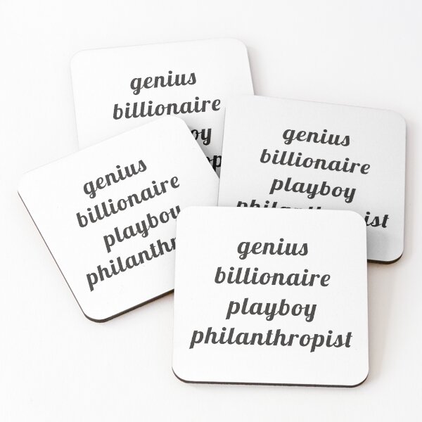 Item preview, genius, billionaire, playboy, philanthropist designed and sold by Theodor Mint.