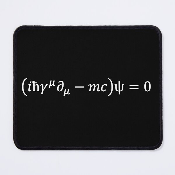 Item preview, Dirac equation of relativistic quantum mechanics dark version designed and sold by NoetherSym.