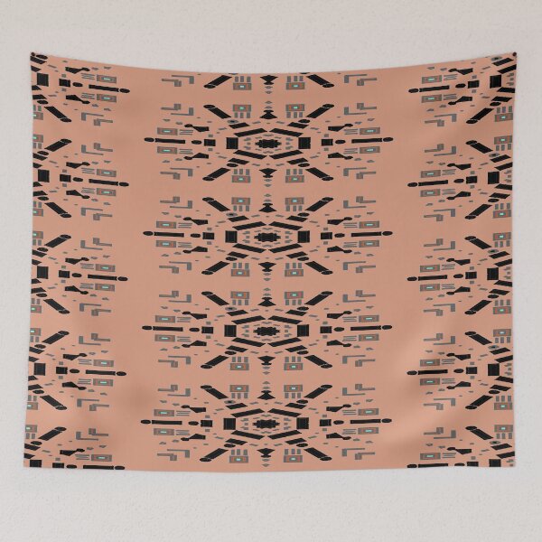 Item preview, Earthy, tribal,  geometric, Mandela, retro, original artwork, design designed and sold by Freedomworx.