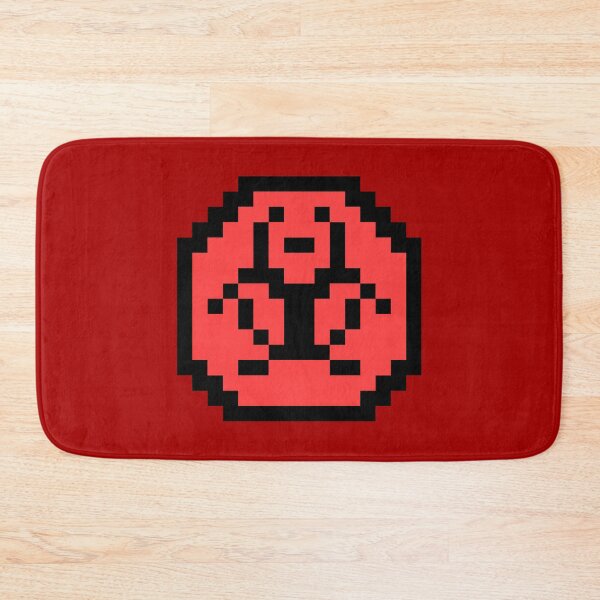 Item preview, Caution, Pixel Biohazard, Red designed and sold by rin3d .