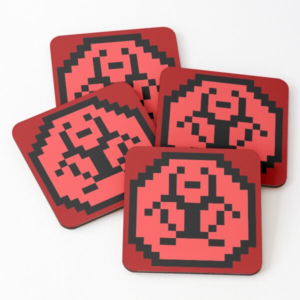 Item preview, Caution, Pixel Biohazard, Red designed and sold by rin3d .