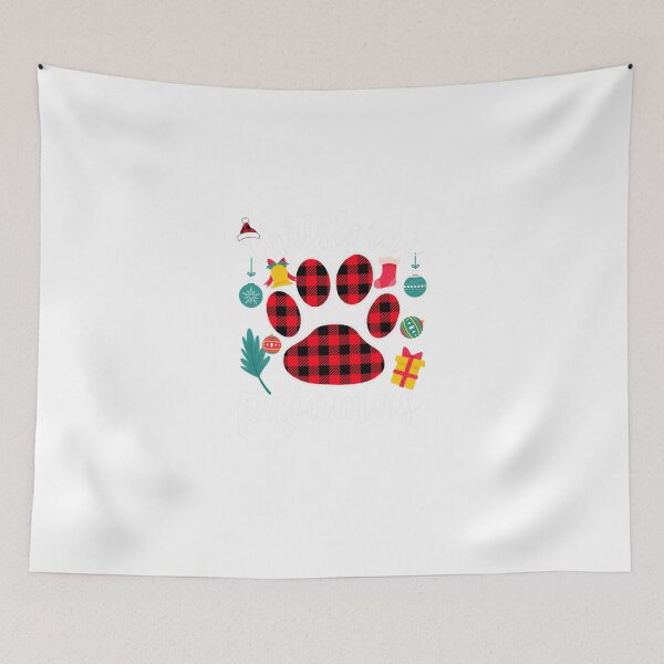Item preview, Christmas Pajama Funny Paw Buffalo Plaid Red For Dog Lover designed and sold by leminhc.