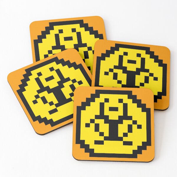 Item preview, Caution, Pixel Biohazard, Yellow designed and sold by rin3d .