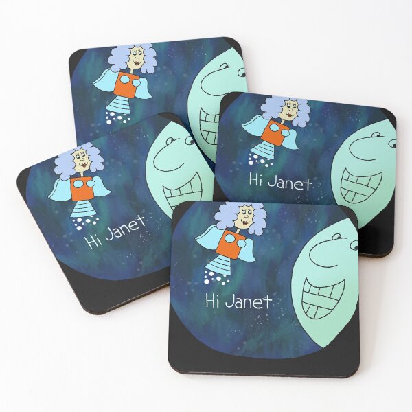 Artikelvorschau, Interplanet Janet - Hallo Classic T-Shirt entworfen und verkauft von nicholnovan.