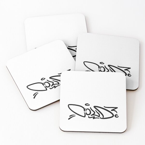 Item preview, Cold Series Black Graffiti Tag designed and sold by workbytristan.