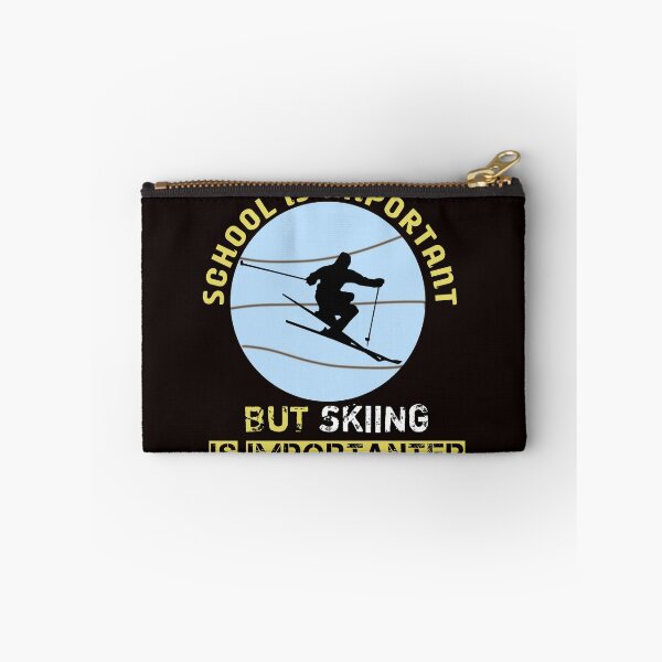 Item preview, School Is Important But Skiing Is Importanter  designed and sold by veerudesigns.