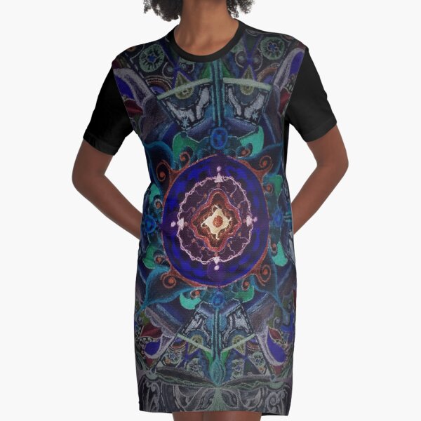 Mandala ponic Vestido camiseta