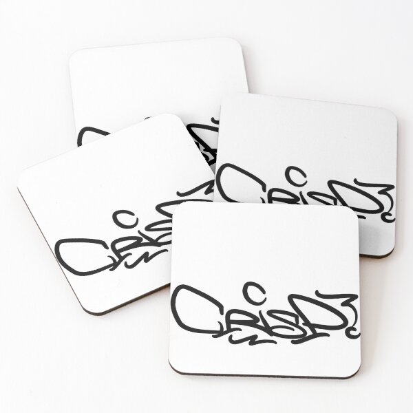 Item preview, Crisp Series Black Graffiti Tag designed and sold by workbytristan.