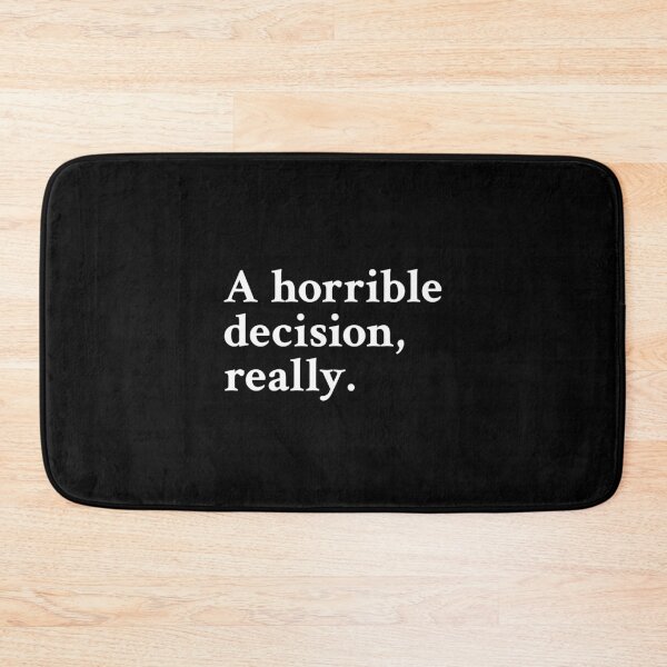 Item preview, A horrible decision, really designed and sold by OrenjiMan.