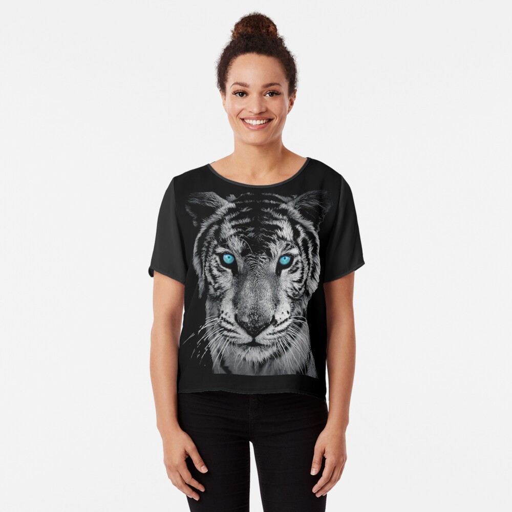 Blue Eyed Bengal Tiger Pullover Hoodie for Sale by techvr