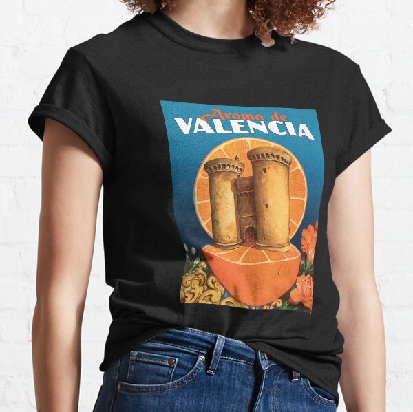 Aroma De Valencia - Valencia Orange and Torres De Quart Vintage Classic T-Shirt