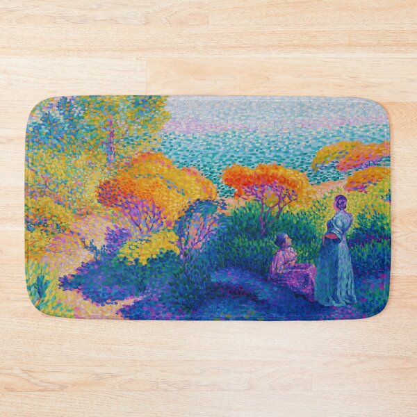 Item preview, Two Women by the Shore, Mediterranean by Henri-Edmond Cross Digital replica designed and sold by ramazis.