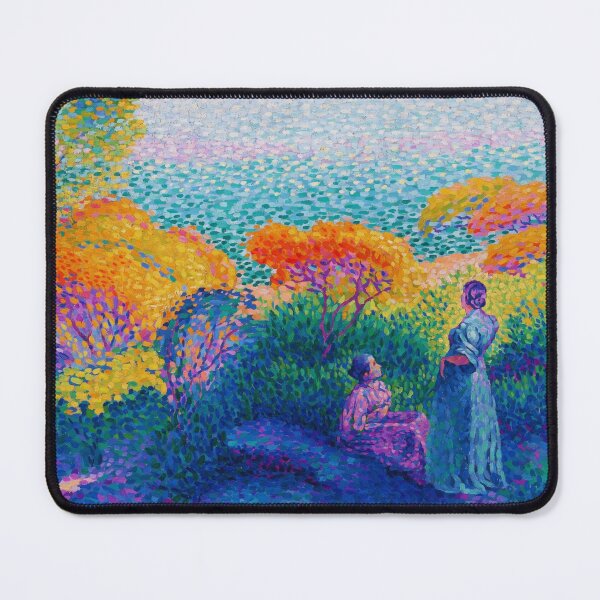 Item preview, Two Women by the Shore, Mediterranean by Henri-Edmond Cross Digital replica designed and sold by ramazis.