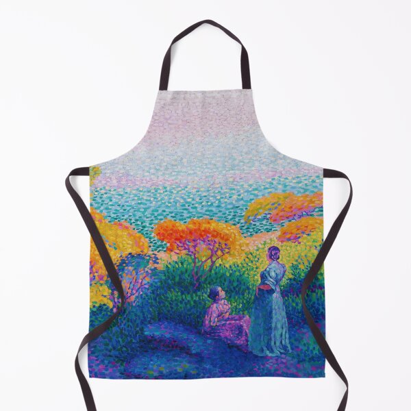 Item preview, Two Women by the Shore, Mediterranean by Henri-Edmond Cross Digital replica designed and sold by ramazis.