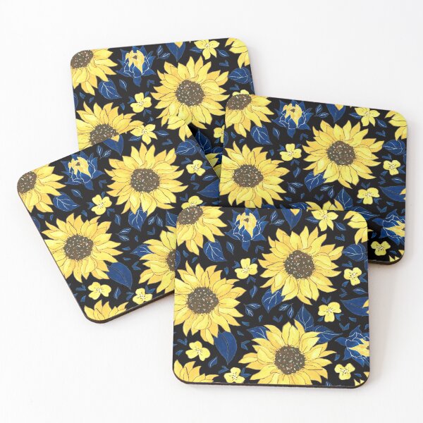 Item preview, Vintage and fashion sunflower print mask designed and sold by monoso0607.