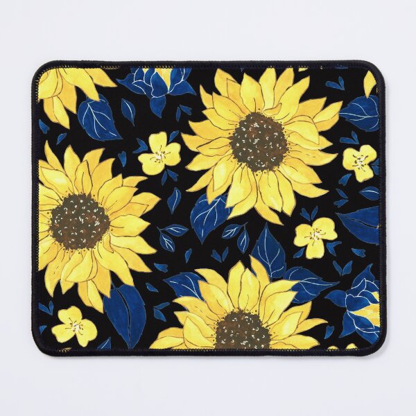 Item preview, Vintage and fashion sunflower print mask designed and sold by monoso0607.