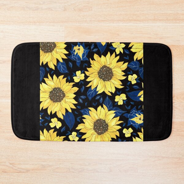 Item preview, Vintage and fashion sunflower print mask designed and sold by monoso0607.