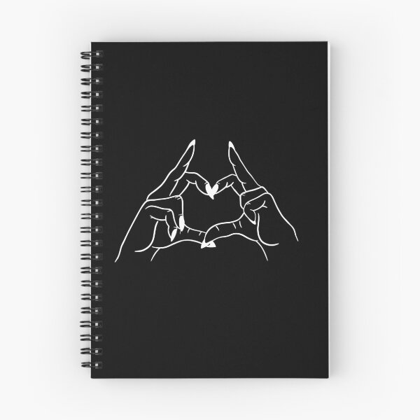 Item preview, Heart hands but also fuck you in White designed and sold by Thingamabobbidi.