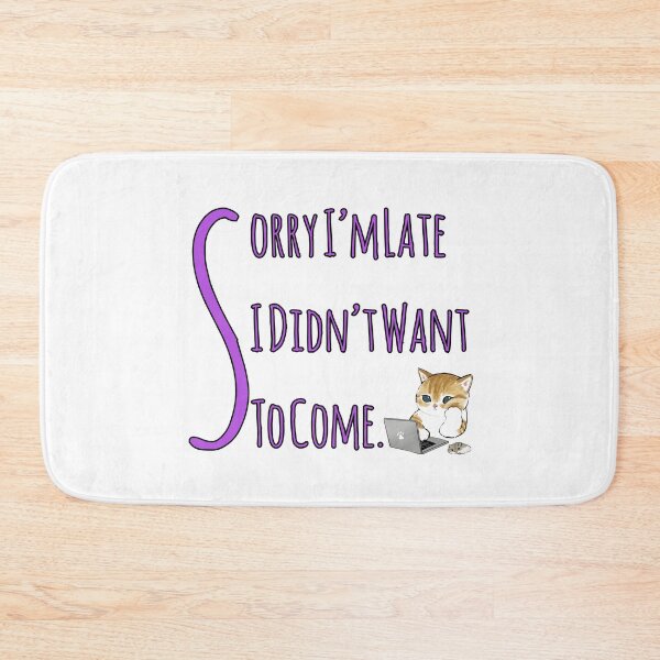 Item preview, Sorry I'm Late I Didn't Want To Come - Sorry I'm Late I Didn't Want To Come 1 (Black) - Sorry I'm Late I Didn't Want To Come Cute Funny Gifts For Boys Girls Boyfriends Girlfriends Dad mom designed and sold by ZERO9968.