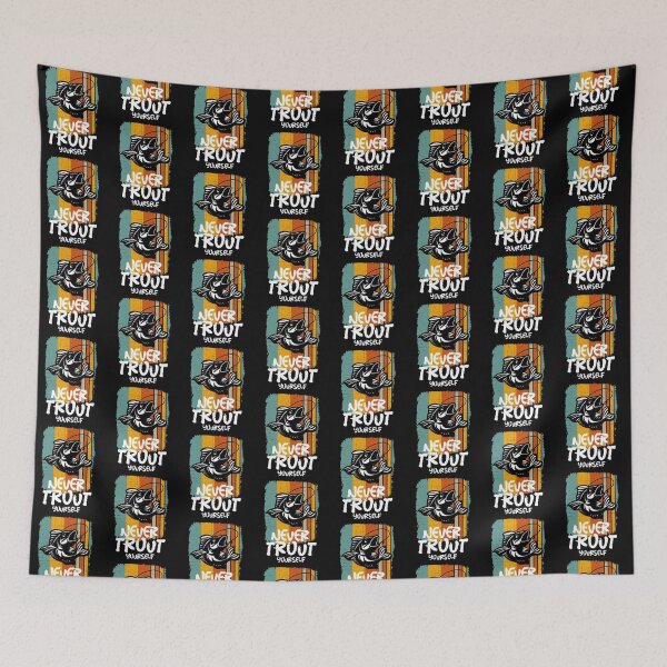 Item preview, Never Trout yourself-fishing. designed and sold by DesignedBySnip.