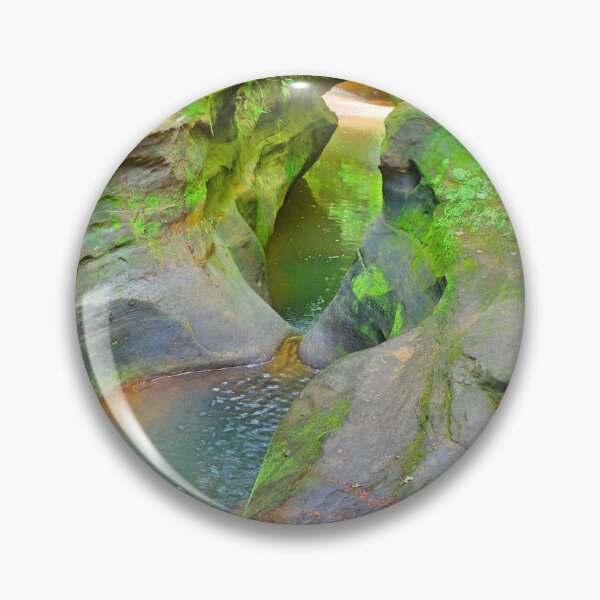 Item preview, Devil's Bathtub And Bridge Hocking Hills Ohio Vertical designed and sold by LisaWootenPhoto.