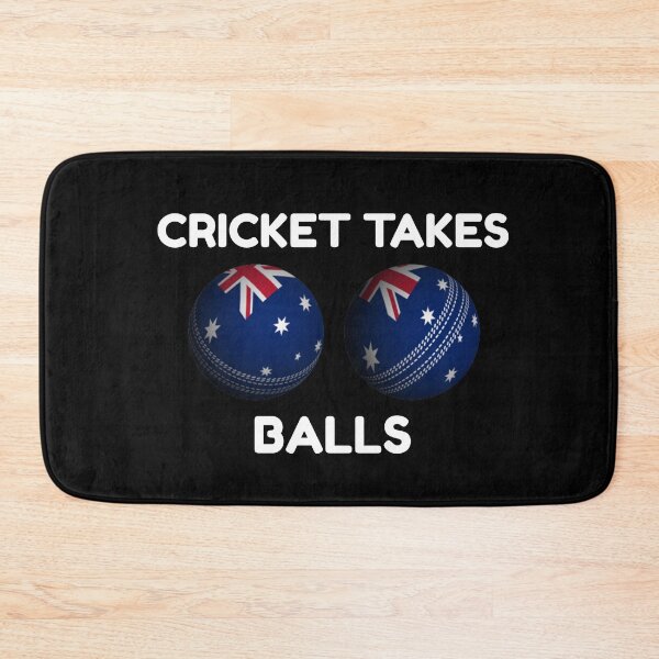 Item preview, Cricket Takes Balls Australian Flag designed and sold by Sunset-1.