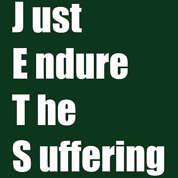 NY JETS - J-E-T-S - Just Endure The Suffering T-Shirt - Optimistic and  Humerous!