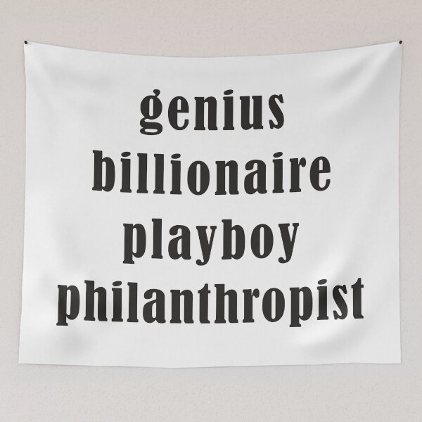 Item preview, genius, billionaire, playboy, philanthropist designed and sold by Theodor Mint.