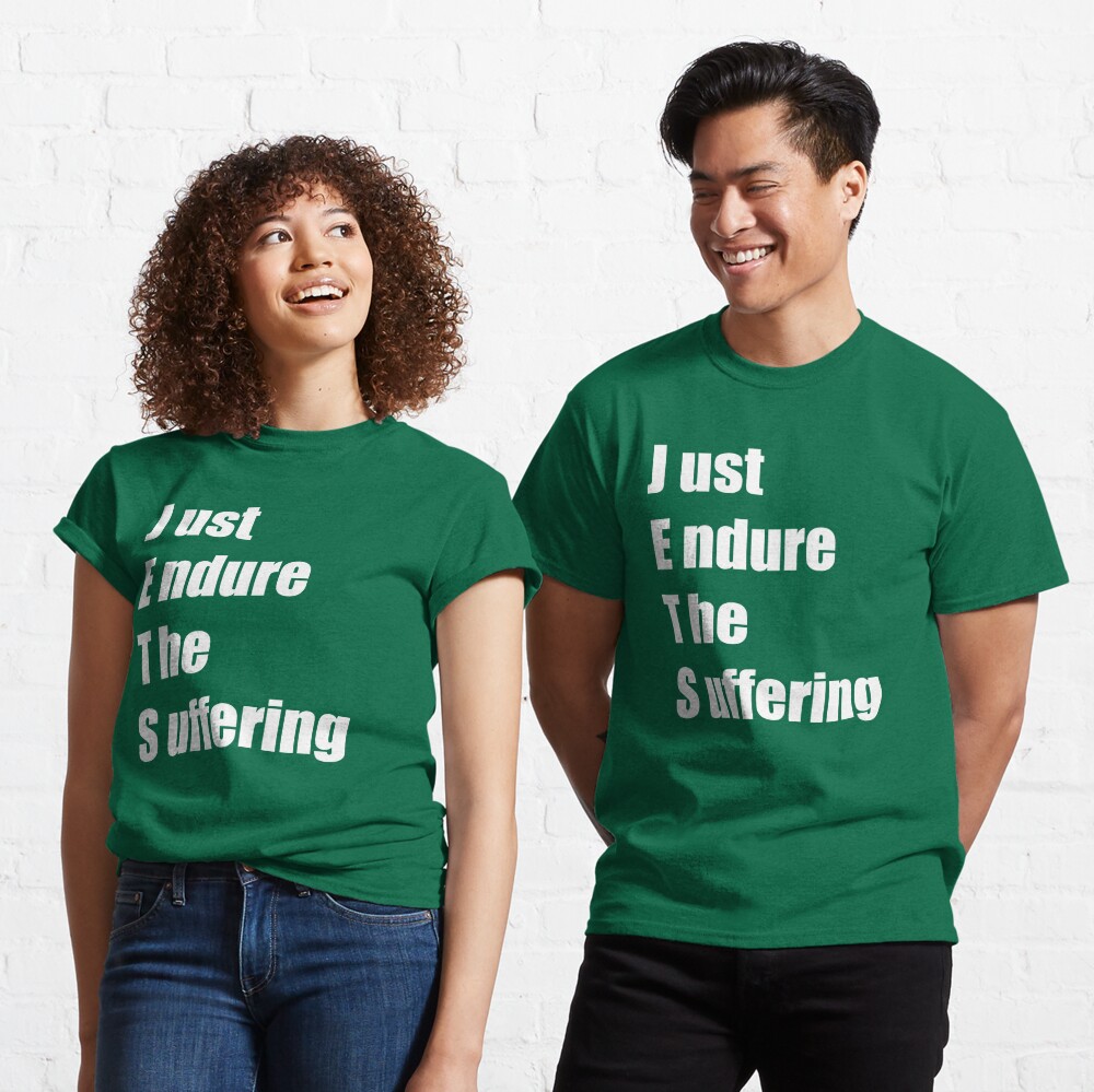 NY JETS - J-E-T-S - Just Endure The Suffering T-Shirt - Optimistic and  Humerous!