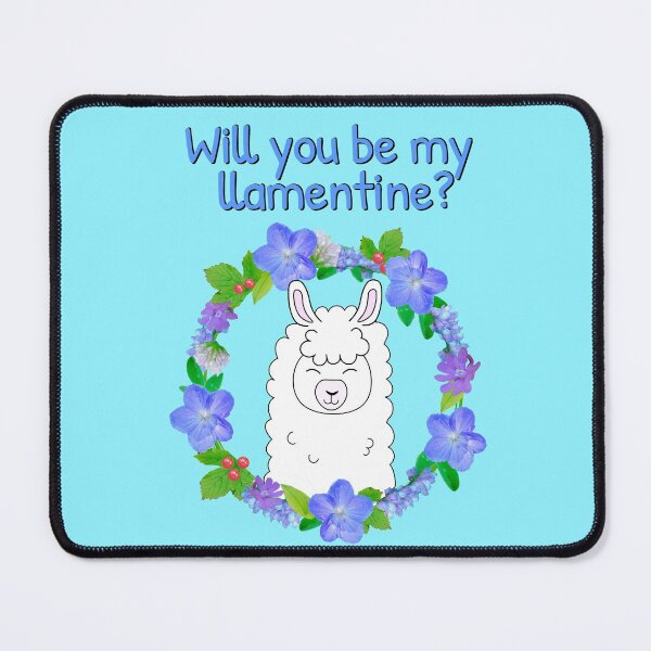 Item preview, Will you be my llamentine? Funny Valentines day llama designed and sold by Purr95.