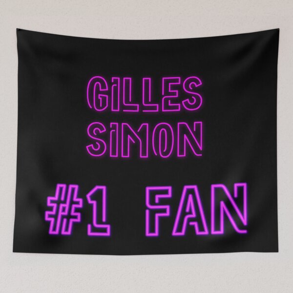 Item preview, Gilles Simon #1 fan designed and sold by 2Girls1Shirt.