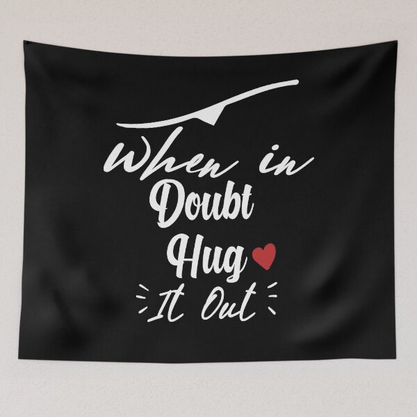 Item preview, When In Doubt Hug It Out - valentines day - funny Gaming couples gift idea designed and sold by Yonshop.