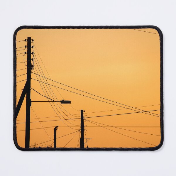 Item preview, Sunset Power Lines designed and sold by FOLK ART FUSION by heidiannemorris.