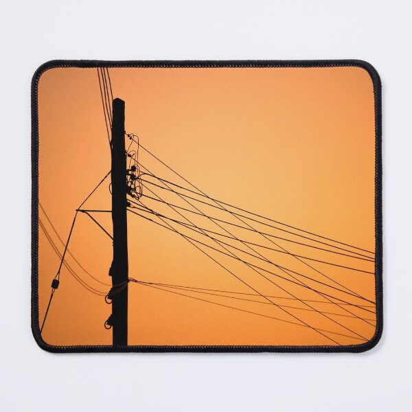 Item preview, Sunset Power Lines designed and sold by FOLK ART FUSION by heidiannemorris.