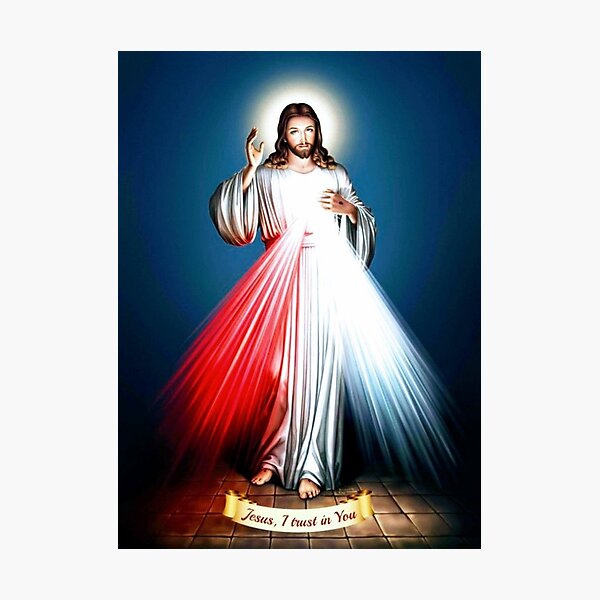 Item preview, Jesus I trust in You, Saint Faustina, Divine Mercy designed and sold by AMDG Line.