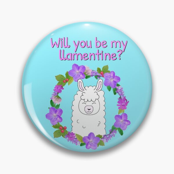 Item preview, Will you be my llamentine? Cute Valentines day llama designed and sold by Purr95.