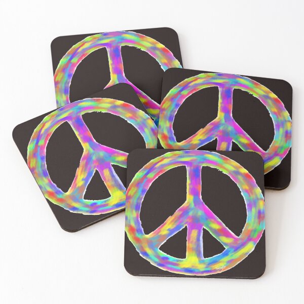 Item preview, abstract colors of peace designed and sold by NusyLo.