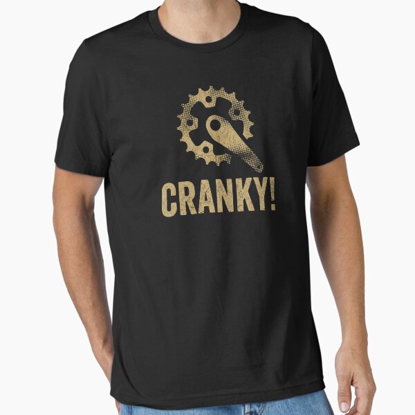 Item preview, Cranky T-shirt, Funny Bike Shirt, Cycling Shirt, Bike Lover Gift, Cyclist Clothes, BMX, Mountain Bike Unisex Cotton Tee designed and sold by Barb  Hamilton ⭐⭐⭐⭐⭐.