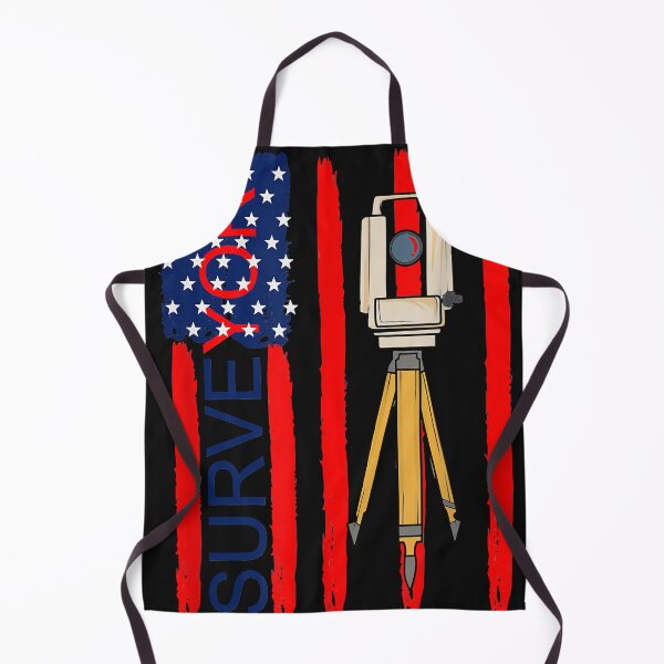 Item preview, Land Surveyor Geomatics Engineer American Flag Construction designed and sold by MichelleMcgo.