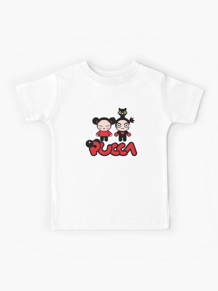 Pucca And Garu Cute Love Cat Kids T Shirt By Meudya Redbubble