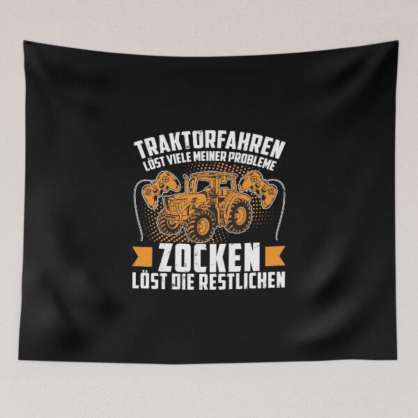 Artikelvorschau, Traktorfahren Löst Probleme Zocken Löst Die Resten PC entworfen und verkauft von StrongShirts.