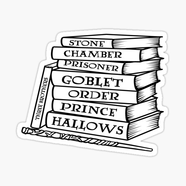 harry books Sticker