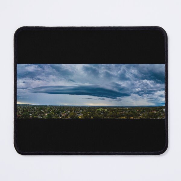 Item preview, Panoramic of Menacing Storm Front Shelf Cloud Approaching Frankston Victoria Australia designed and sold by James-Cole.