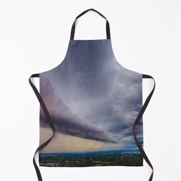 Item preview, Panoramic Side of Menacing Apocalyptic Storm Front Shelf Cloud Rolling Over Frankston Victoria Australia designed and sold by James-Cole.
