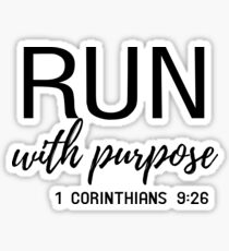 Run with purpose Sticker