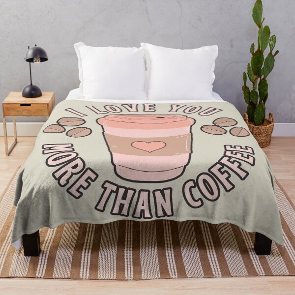 Item preview, Copy of I Love You More Than Coffee, Cute Design Perfect For Valentine's Day, Birthday Or Just To Say I Love You designed and sold by TrulyEpoque.