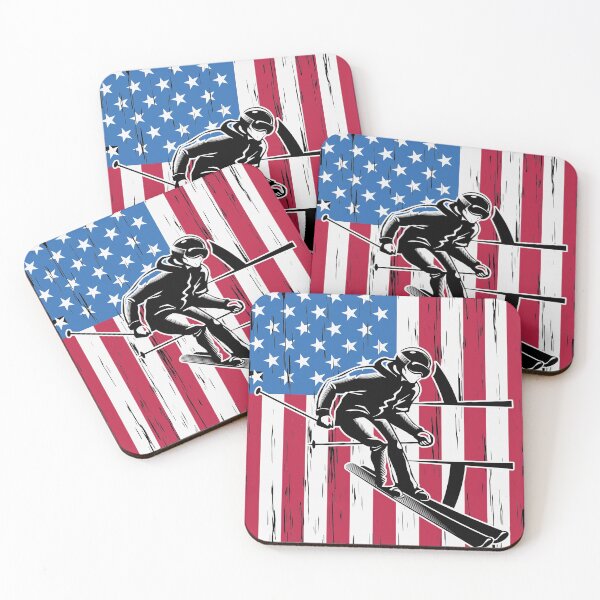 Item preview, American USA Flag skiing designed and sold by Ami store.