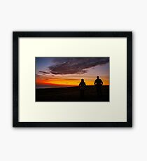 Witnessing a Donegal Sunset Framed Print
