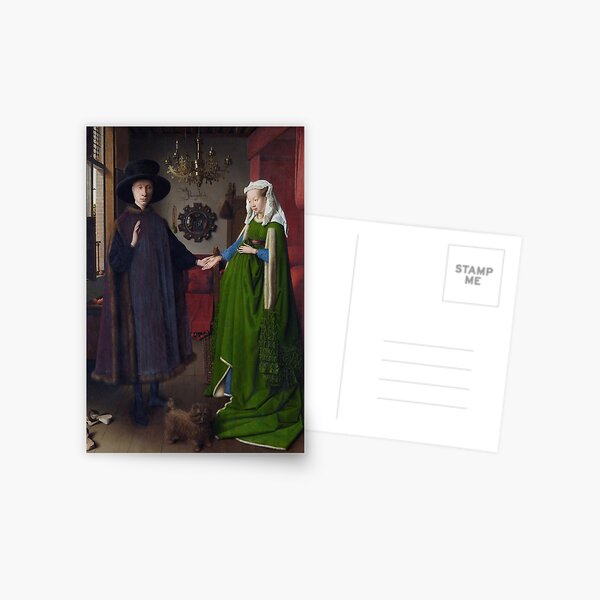 Item preview, The Arnolfini Portrait (1434) - Jan van Eyck designed and sold by SALON DES ARTS.
