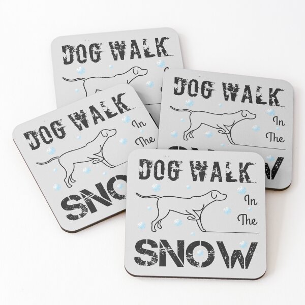 Item preview, Dog walk in the snow  designed and sold by Designeking.